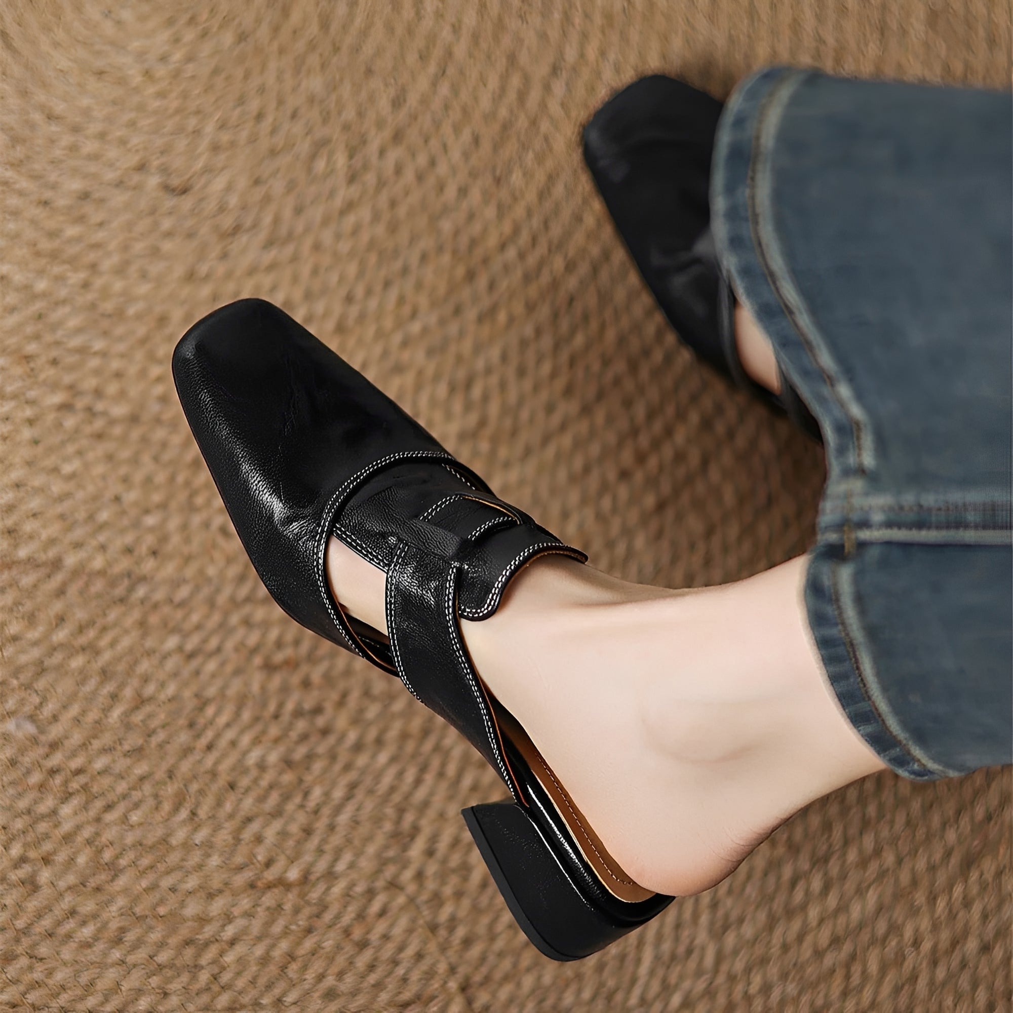 Evie - Elegante Mules-Sandalen