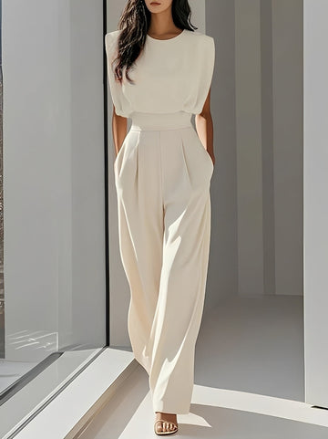 Bernice - Komfortabler ärmelloser Jumpsuit