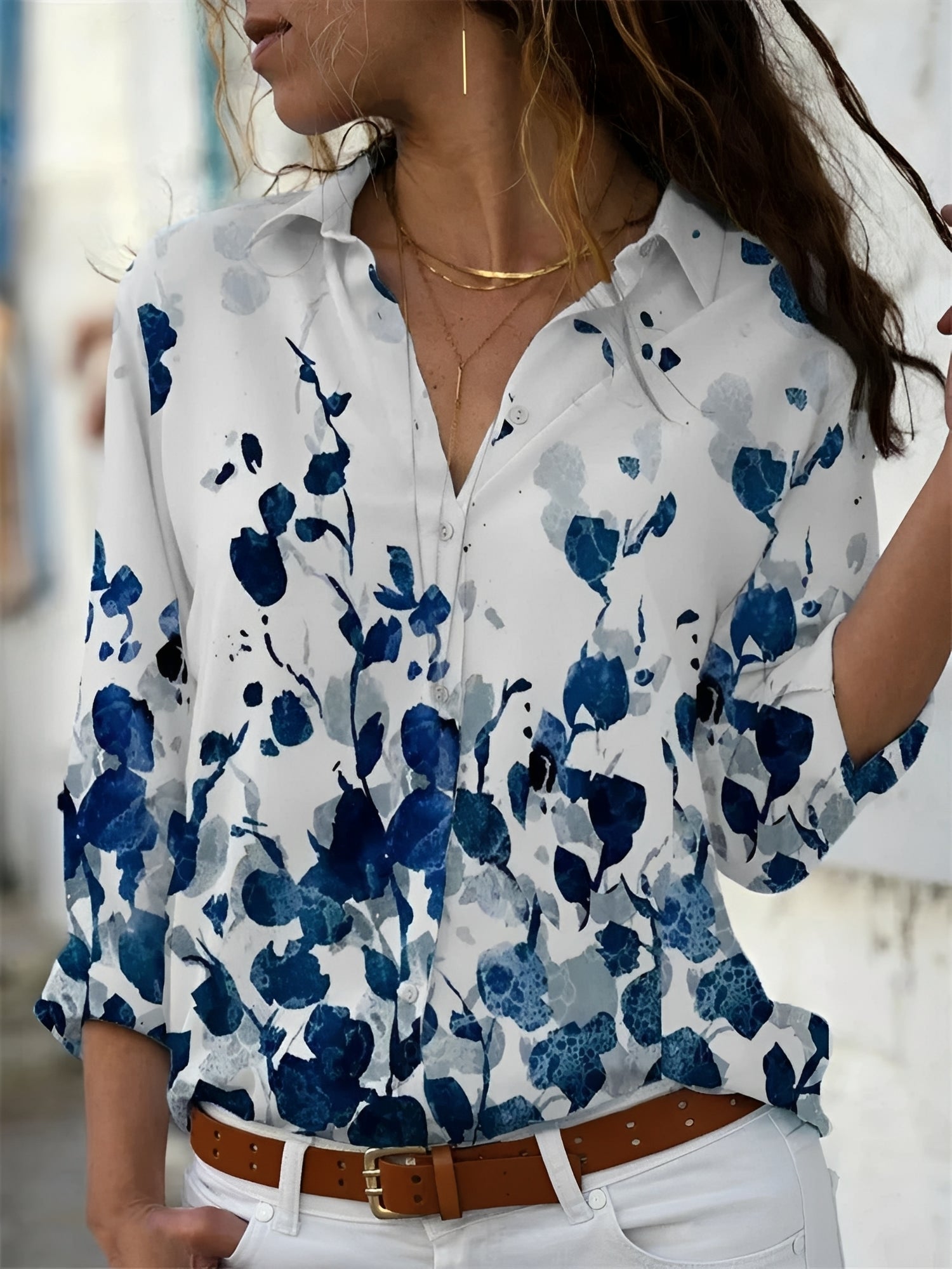 Kathleen - Schicke Bluse mit kreativem Design für Damen