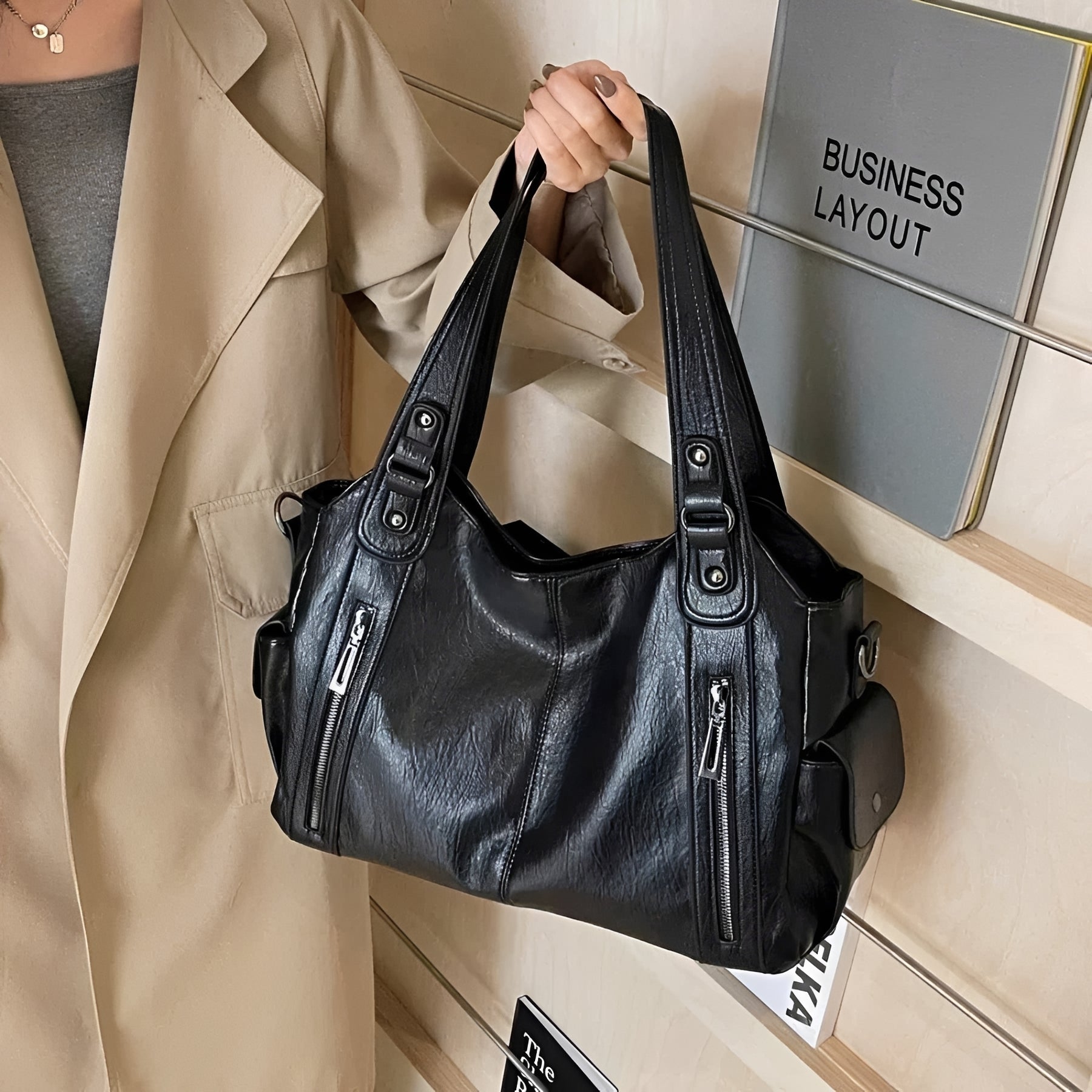 Angelica - Klassische Schultertasche