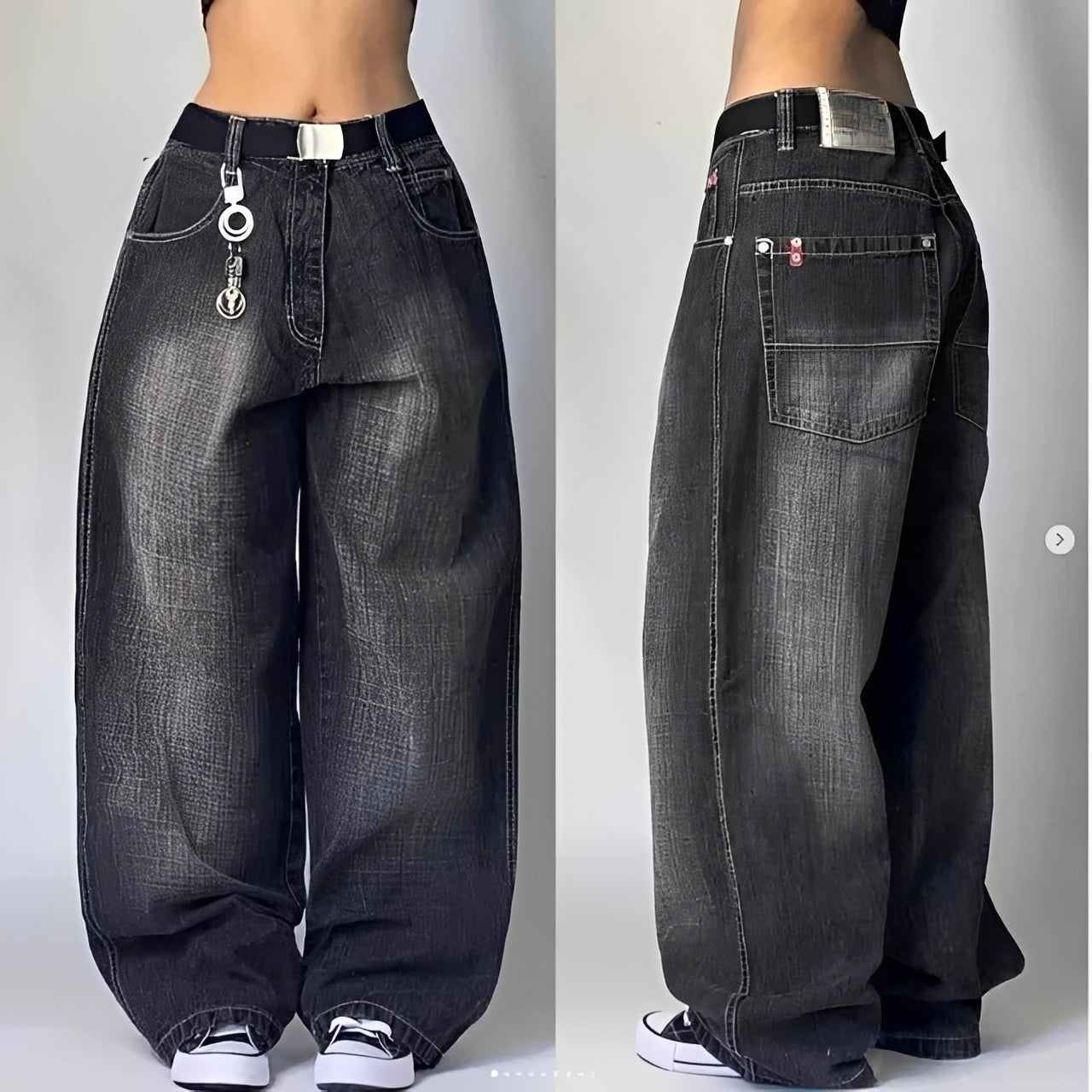Elsie - Trendige Baggy-Cargo-Hose