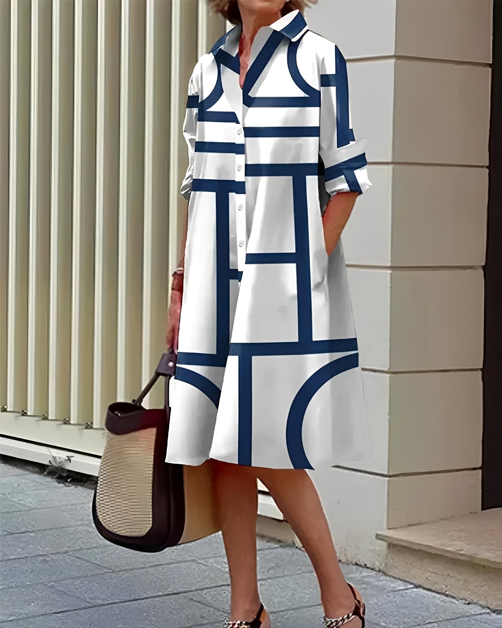 Alexia - Schickes Damenkleid mit Taschen