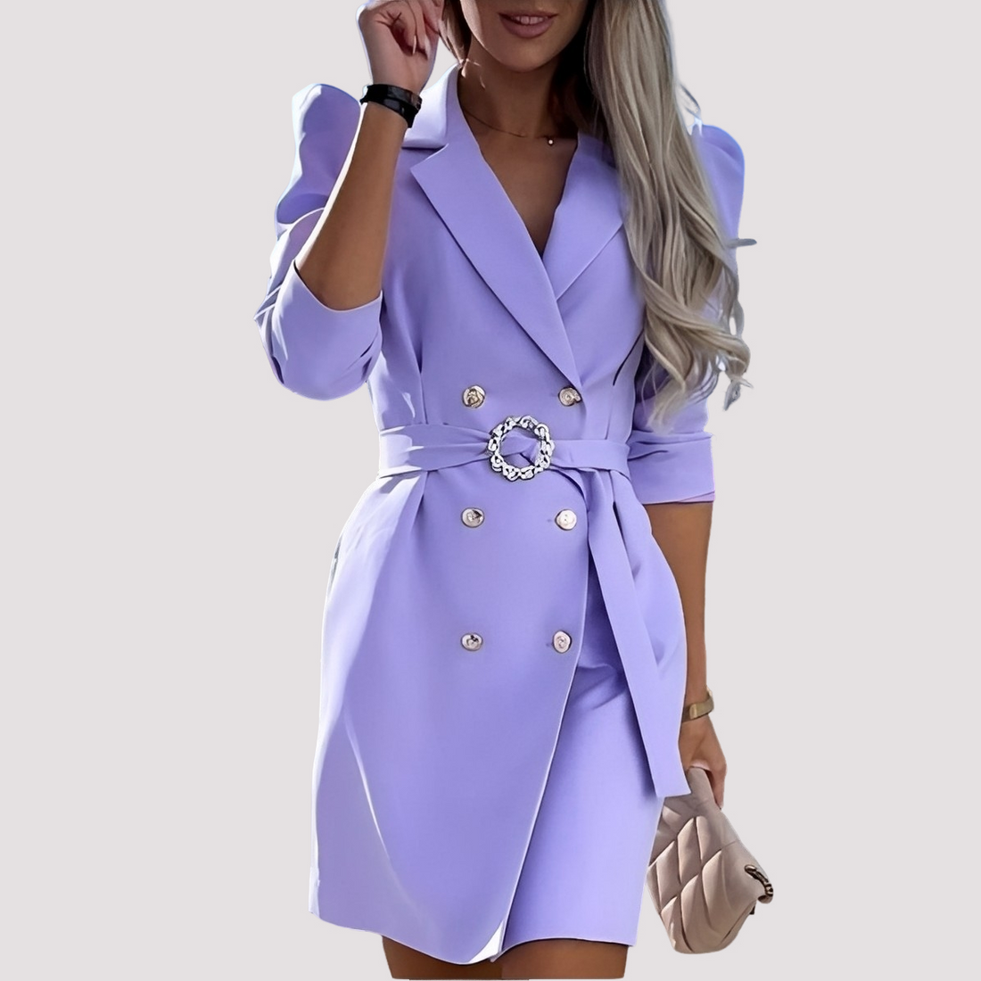 Maisie - Stilvolles Blazerkleid mit Gürtel