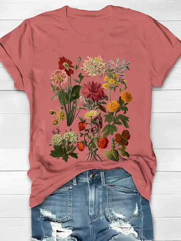 Annalise - Damen-T-Shirt mit elegantem Blumenmotiv