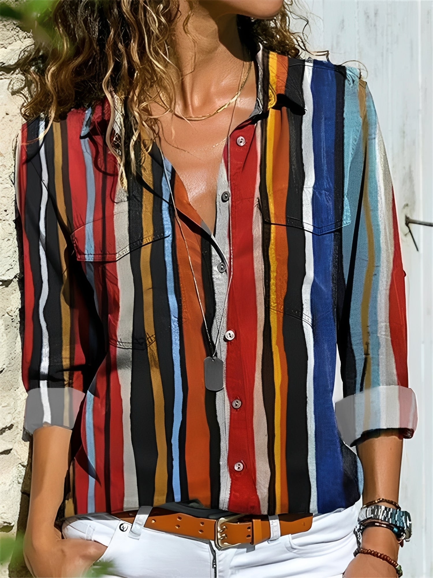 Kathleen - Schicke Bluse mit kreativem Design für Damen
