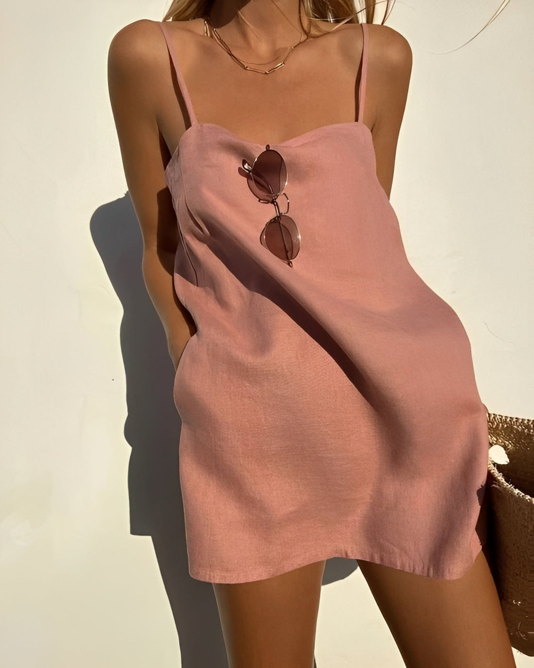 Margie - Bequemes, locker geschnittenes Damen-Slipdress