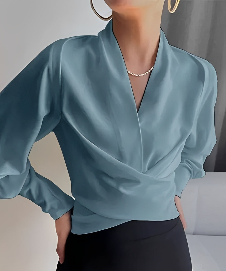 Isabel - Schickes V-Ausschnitt-Top
