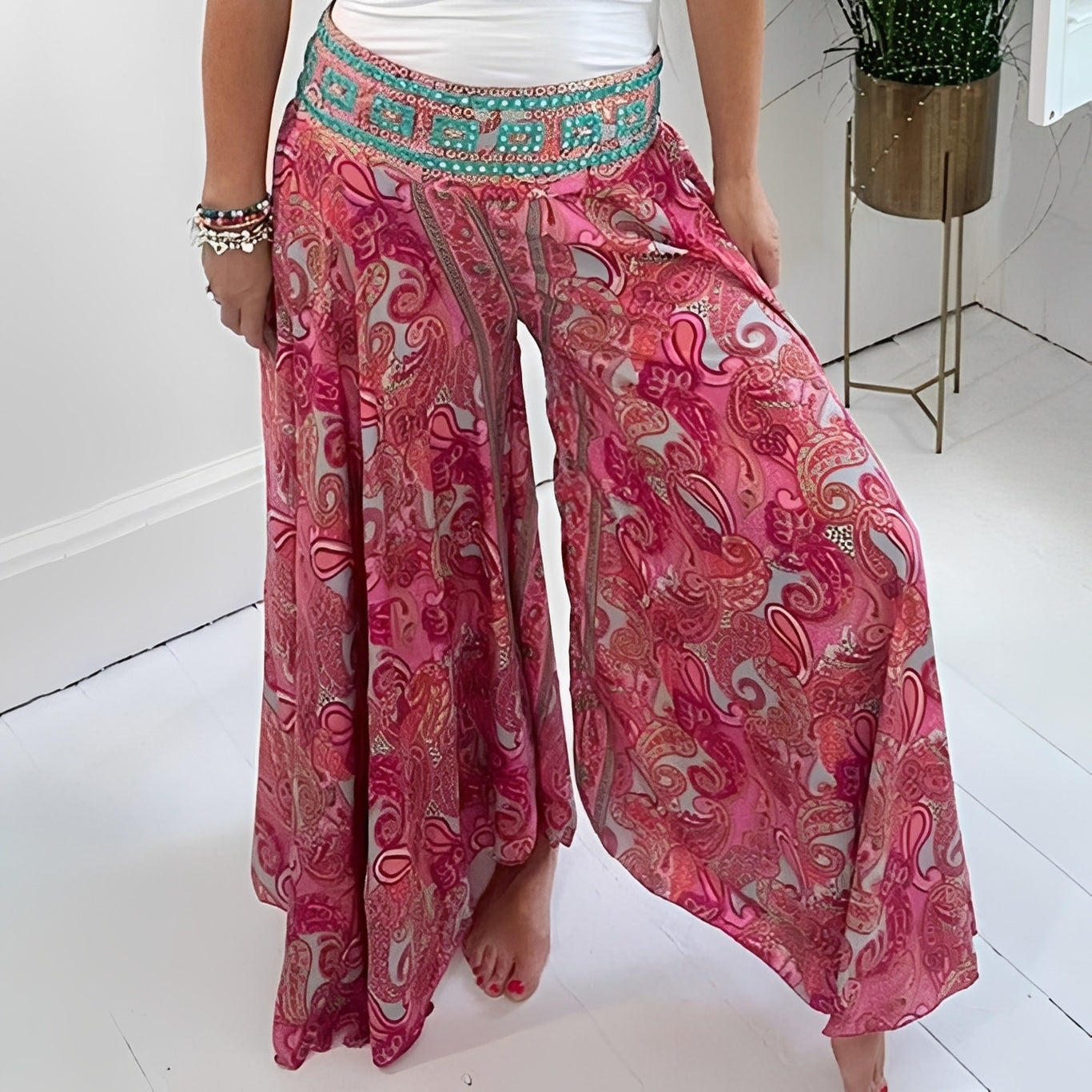 Jasmin - Schicker Rock mit Ethno-Muster für Damen