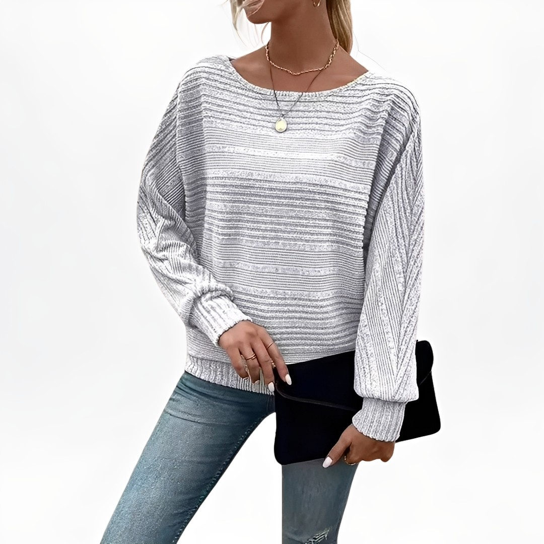 Eleanore - Komfortabler gestreifter Pullover