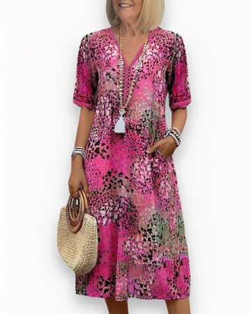 Alfie - Locker geschnittenes Midi-Kleid für Damen