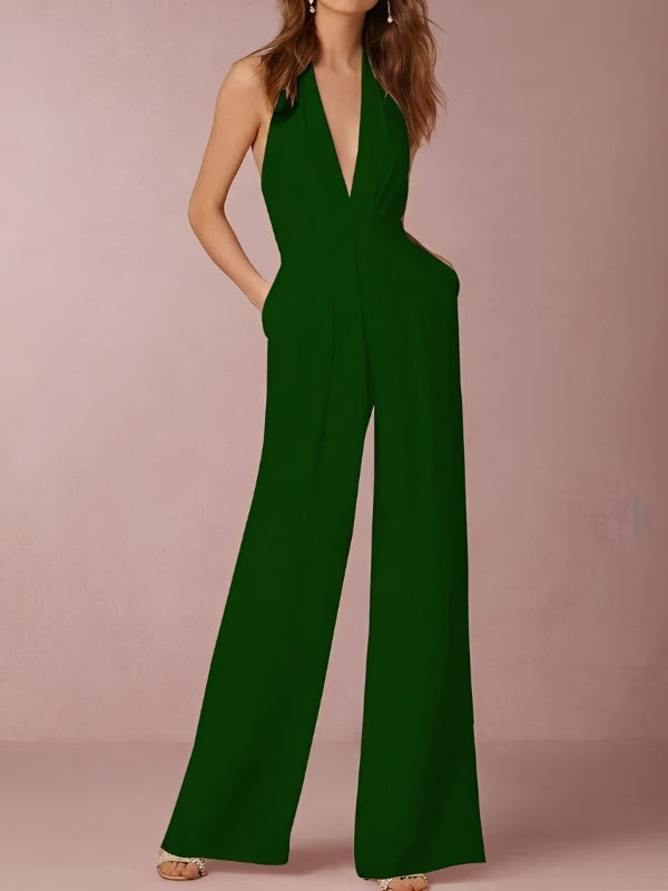 Katie - Damen-Jumpsuit mit weitem Bein und elegantem Design