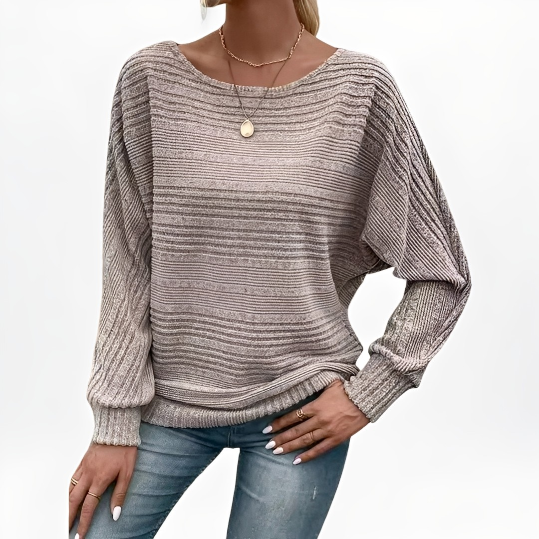 Eleanore - Komfortabler gestreifter Pullover