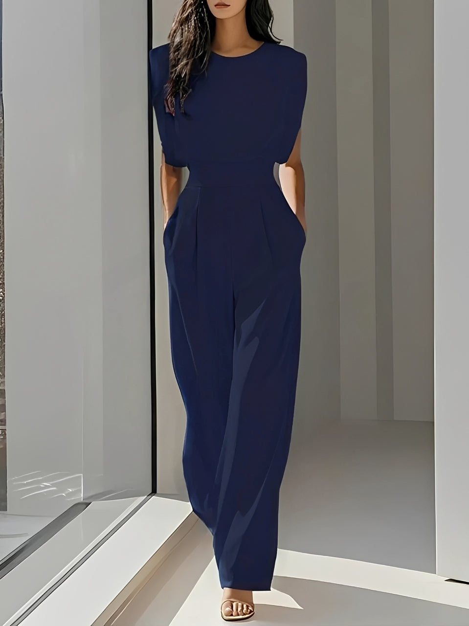 Bernice - Komfortabler ärmelloser Jumpsuit