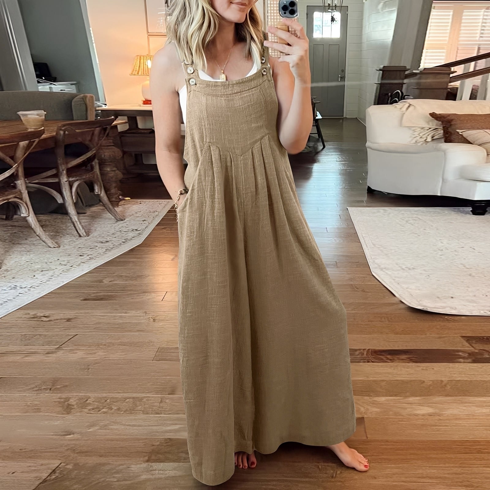 Chloe - Damen-Jumpsuit mit weitem Bein, elegant