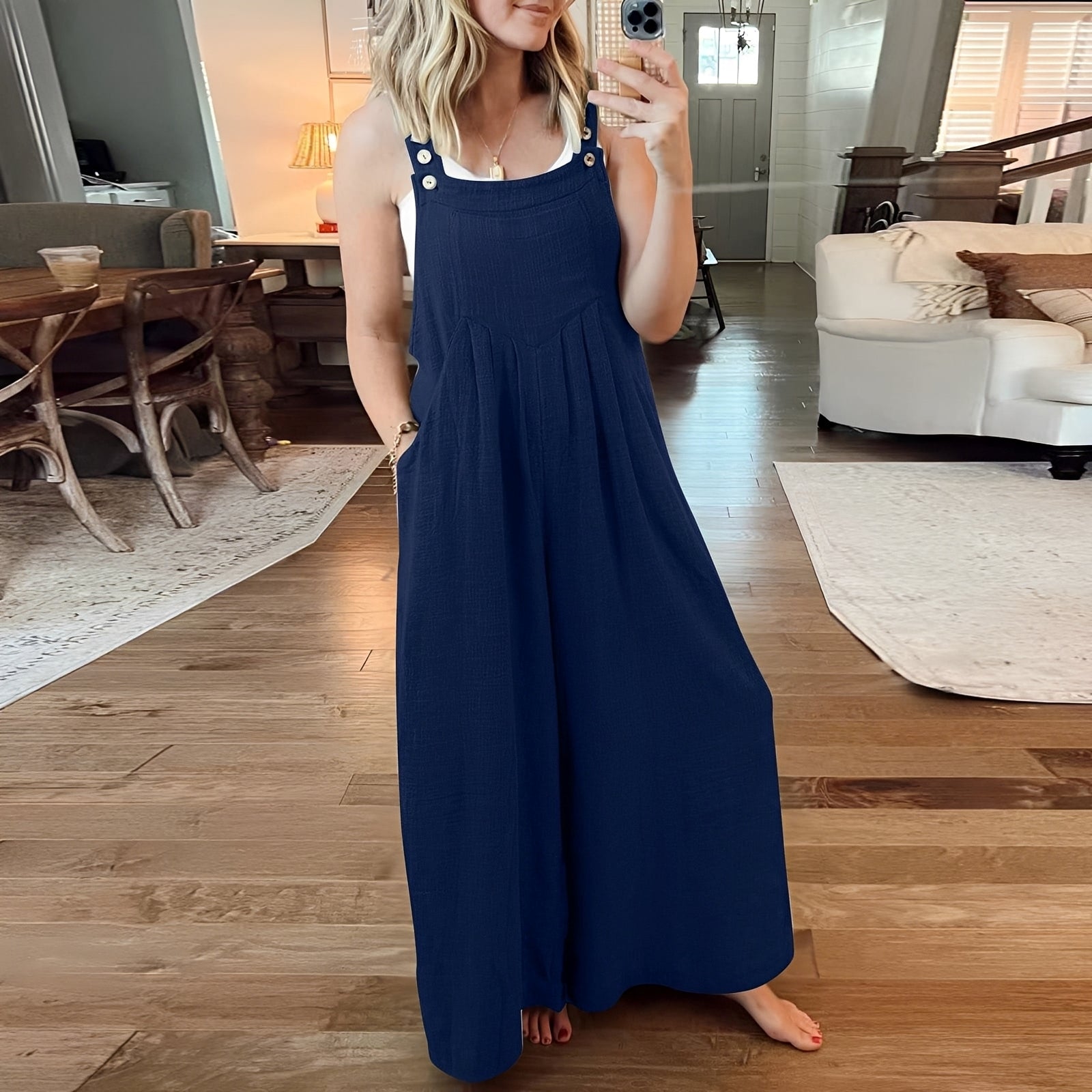 Chloe - Damen-Jumpsuit mit weitem Bein, elegant