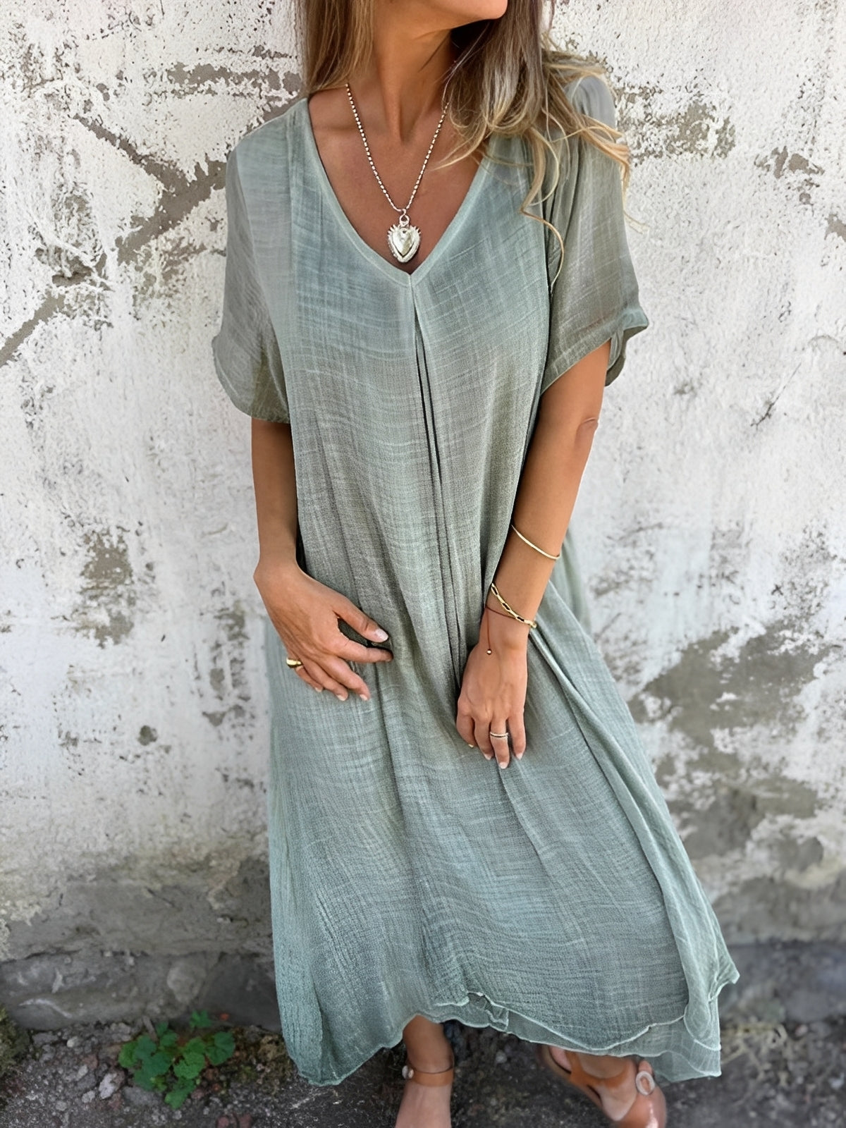 Rachel - Komfortables, locker geschnittenes Damenkleid