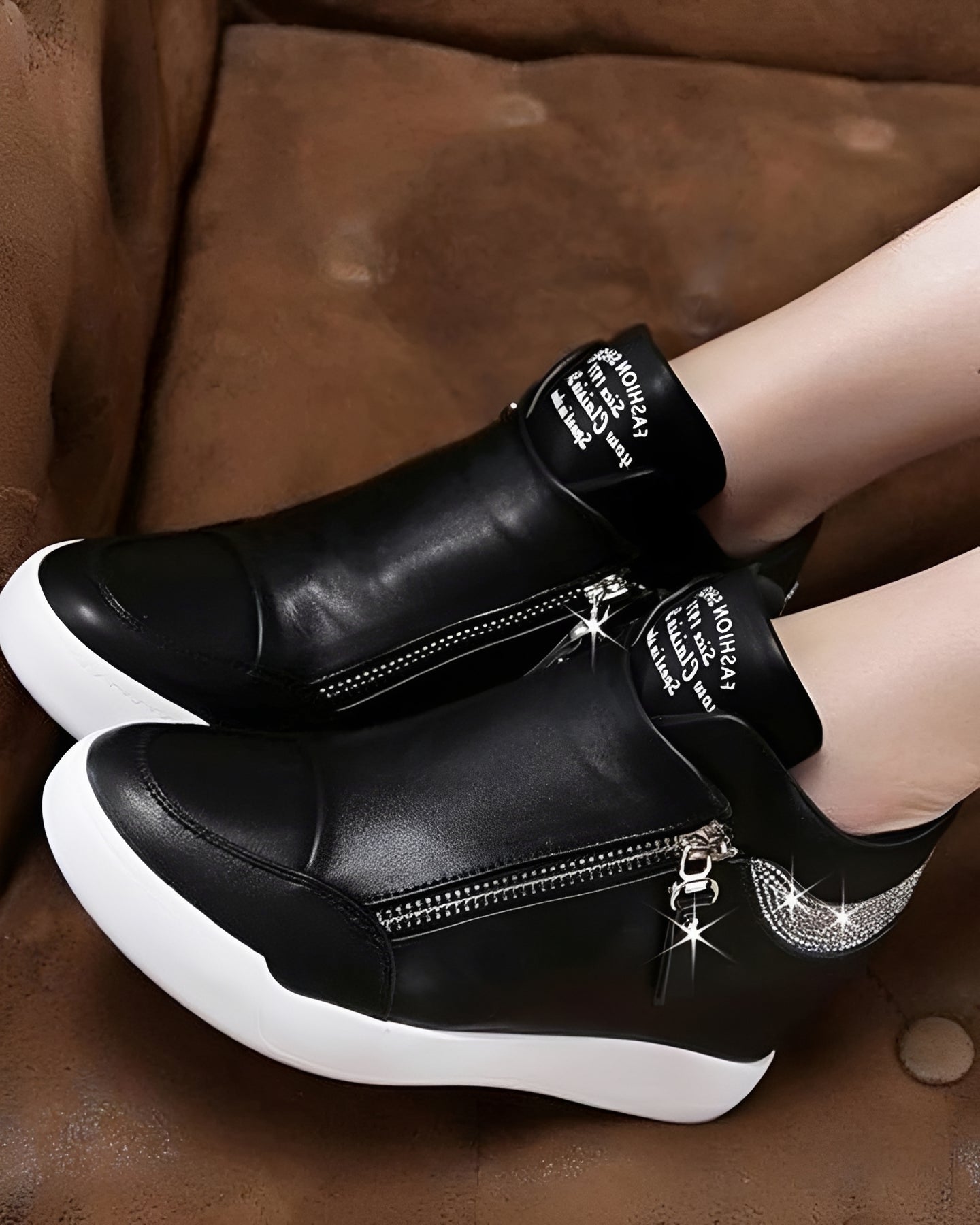 Vanessa - Modische High-Top-Wedges
