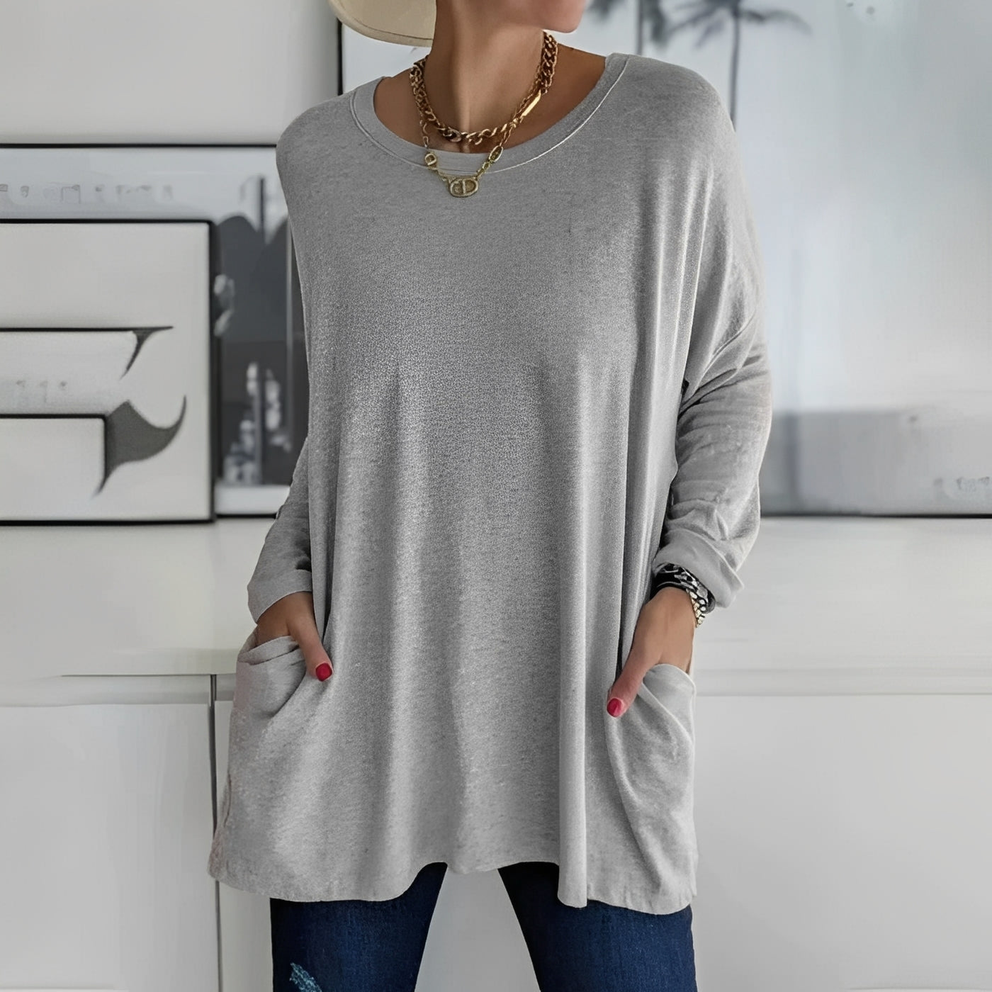 Chantelle - Langarmhemd mit Taschen