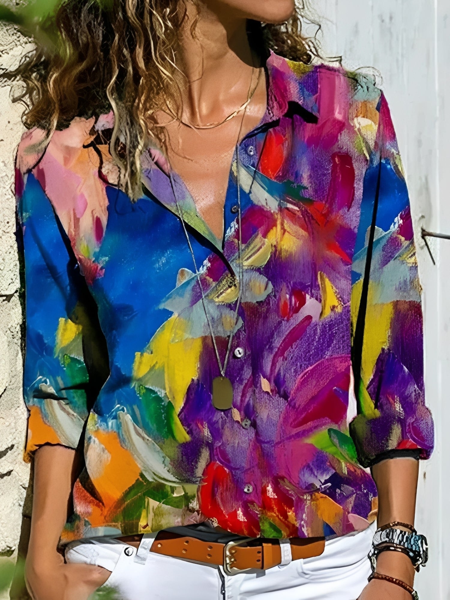 Kathleen - Schicke Bluse mit kreativem Design für Damen