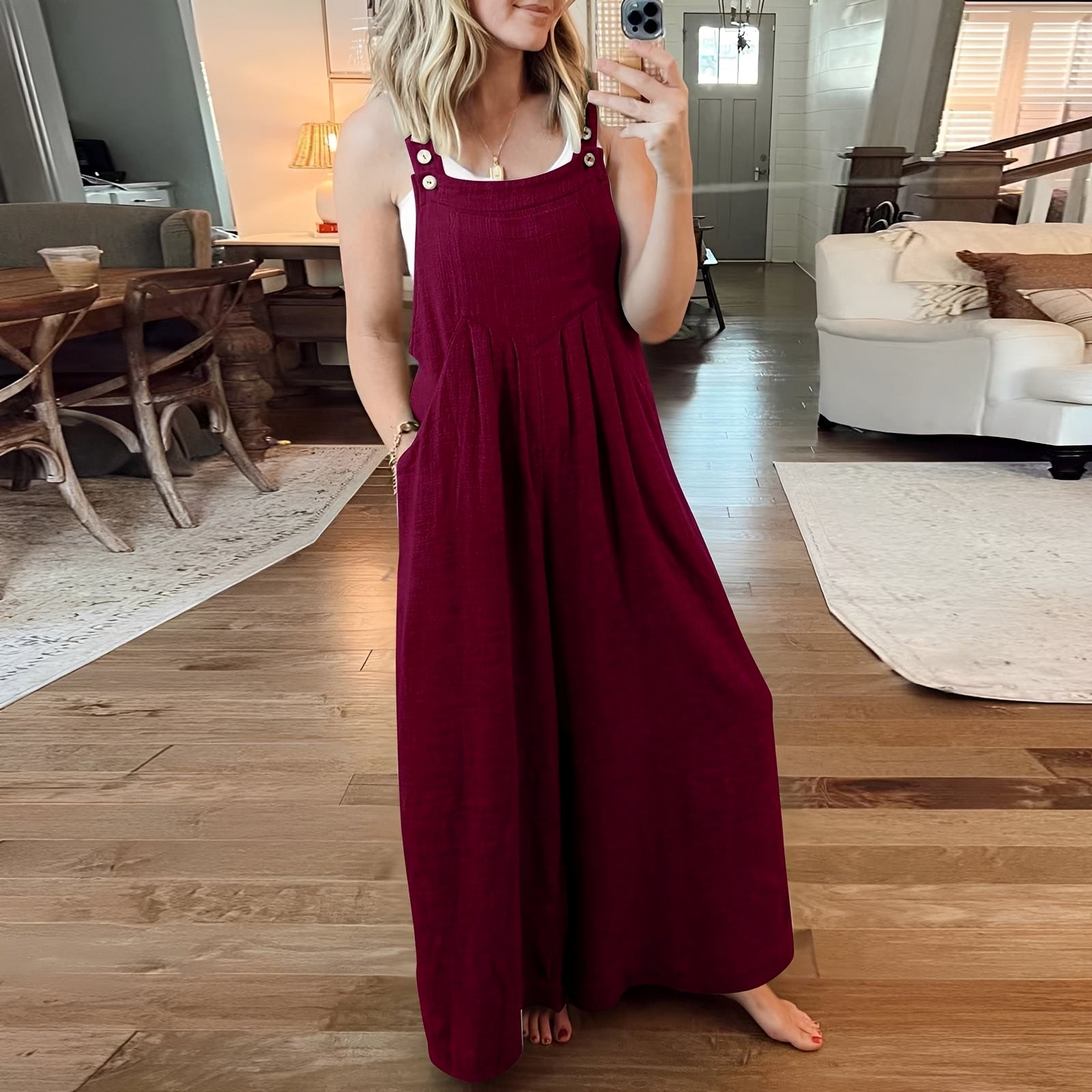Chloe - Damen-Jumpsuit mit weitem Bein, elegant